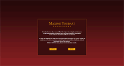 Desktop Screenshot of maxime-toubart.com